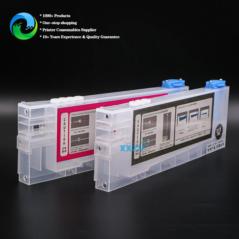 Eco Solvent Printer 220ml CISS Refill Sub Tank with Float for Wide Format Printer Ink Cartridge