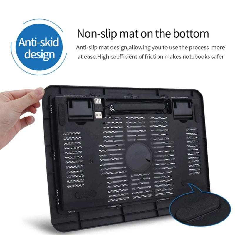 Universal Laptop Cooler Cooling Radiator Fan Cooler Stand Notebook Support Usb Port Air Extracting Cooling Holder Accessories