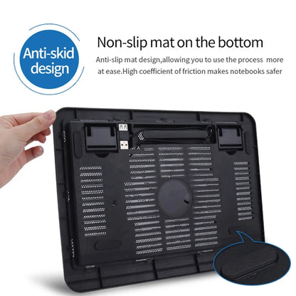 Universal Laptop Cooler Cooling Radiator Fan Cooler Stand Notebook Support Usb Port Air Extracting Cooling Holder Accessories
