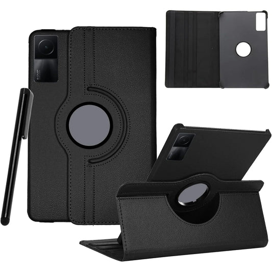 360 Degree Rotating Case For Xiaomi Redmi Pad SE Cover 11inch 2023 PU Leather Tablet Cover Redmi Pad SE (11")Stand Holder Hoster