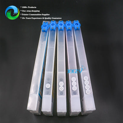 Eco Solvent Printer 220ml CISS Refill Sub Tank with Float for Wide Format Printer Ink Cartridge