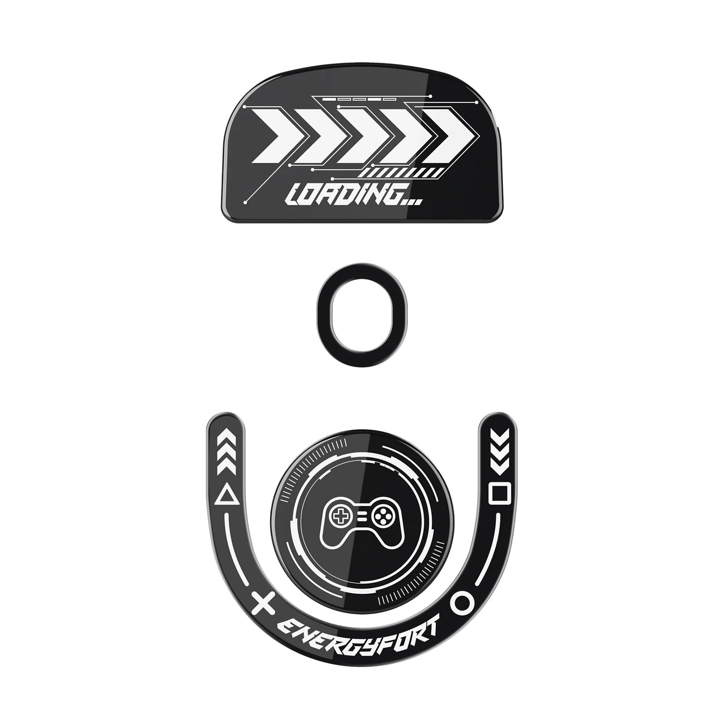 Glass Mouse Feet Skates for Logitech G Pro X Superlight 2 Wireless Gaming Mouse Rounded Curved Edges Mouse feet Replacement