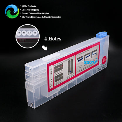Eco Solvent Printer 220ml CISS Refill Sub Tank with Float for Wide Format Printer Ink Cartridge