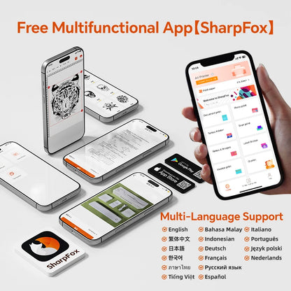 Mini A4 Tattoo Printer Portable Wireless Stencil Printer Tattoo Transfer Thermal Copier Comes