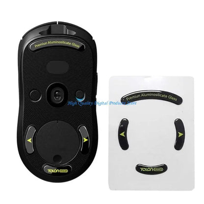 U2JE TALONGAMES Glass Mouse Feet Mouse Skates Anti-Slip Pad for GPRO Wireless Mouse