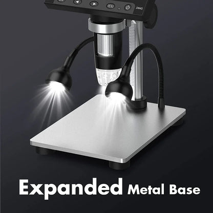 Elikliv DM4S 4.3 Inch LCD Digital Microscope 1000X LED 1080P Video Camera Microscope For Electronics Soldering Phone Repair Coin