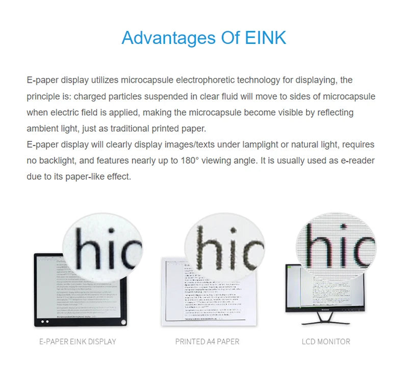 ESP32-S3 1.54 Inch e-Paper AIoT Development Board 200×200 Support Wi-Fi & BLE For Xiaozhi Deepseek