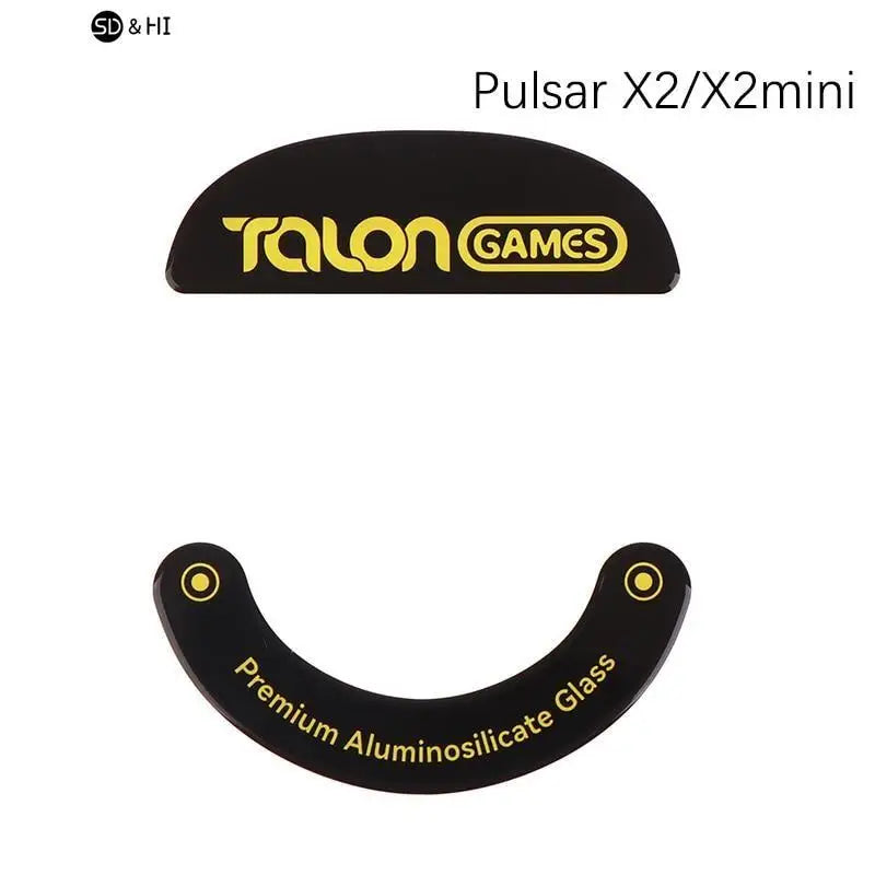 1Pack TALONGAMES Glass Mouse Skates Glide Feet Pads Mouse Feet Sticker for G502 G502X Pulsar X2/X2mini Rounded Curved Edges
