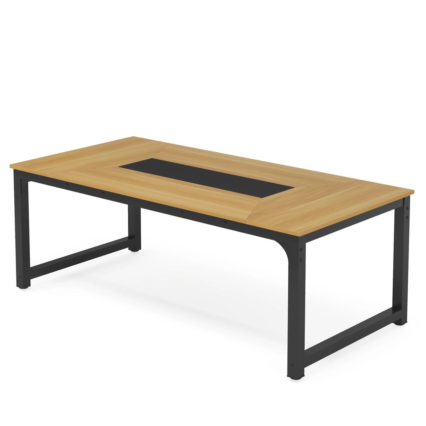 Tribesigns Modern Computer Desk 70.8 inch Large Executive Office Desk Study Writing Desk Workstation Computer Table