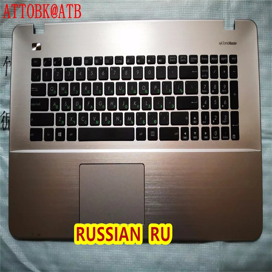 RU/US Laptop Keyboard For Asus K751NV R752 R752L F751 X751L X751LA X751LAV X751LD K751 X751LK X751LN X751SA With C COVER