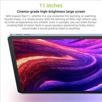 Global ROM Lenovo Xiaoxin Pad 11 2025 Tablet 128GB 256GB ROM MediaTek Dimensity 6300 11" 2.5K Screen 7040mAh WIFI Android Tab