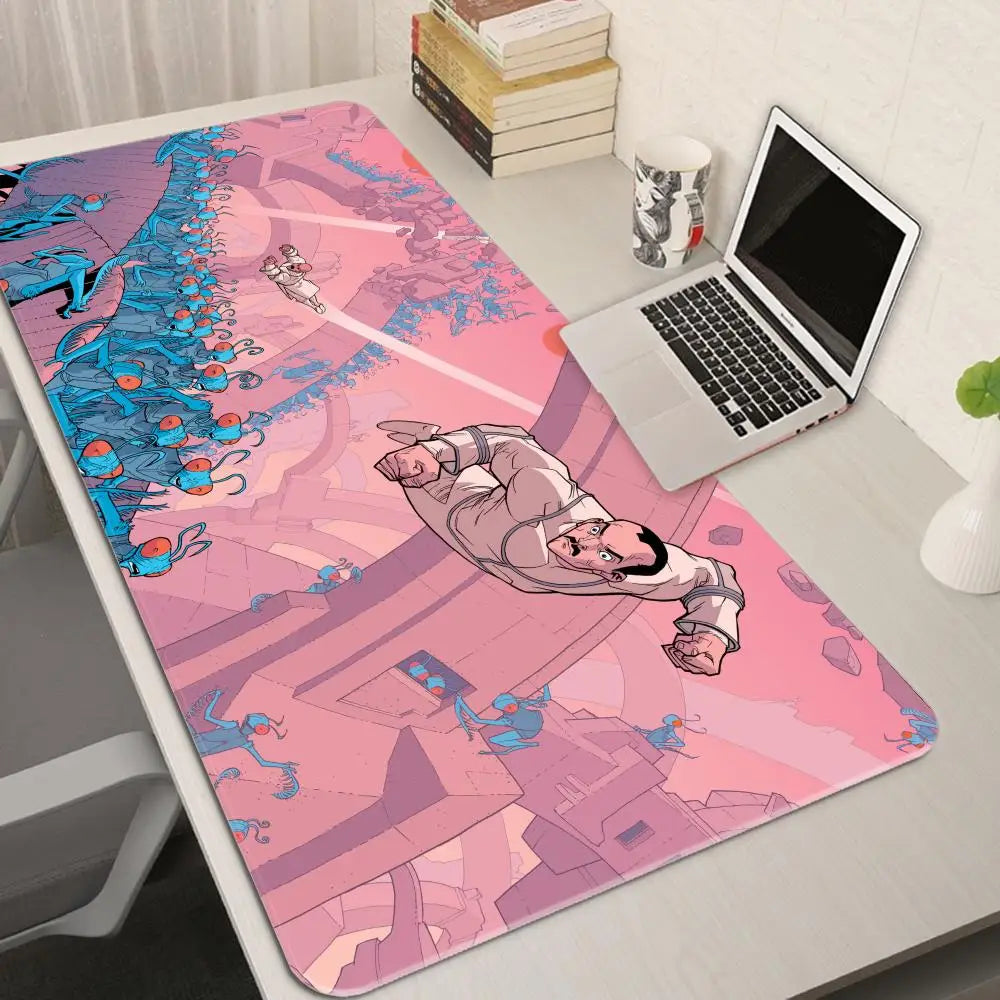 Mouse Pad PC Gaming Mouse Desk gaming accessories Mat Large Mouse pad I-Invincible large Keyboard Pad Desktop Rubber Mouse burea