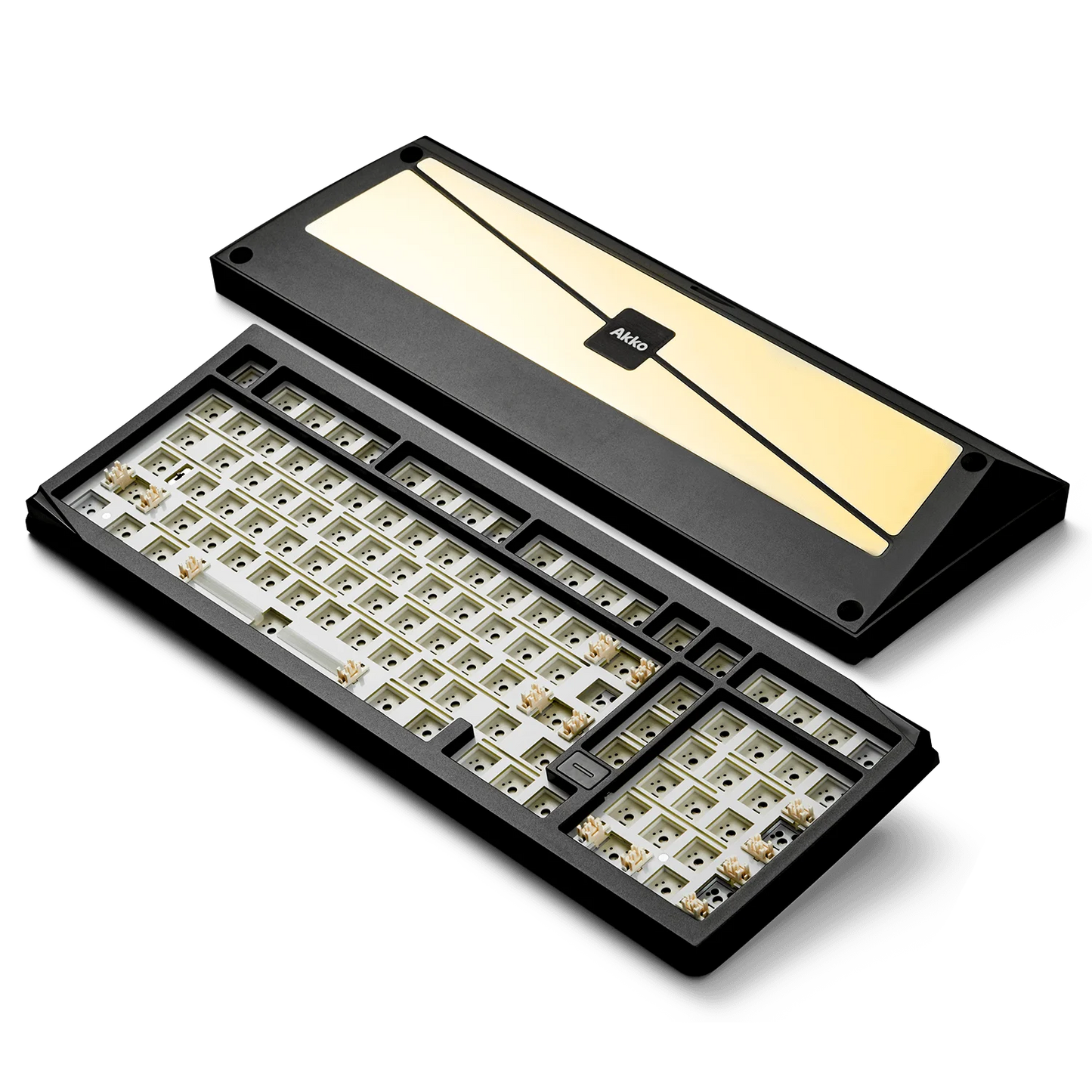 Akko Mineral 02 VIA Mechanical Keyboard/Barebone Kit Aluminum 102 Keys RGB Hot-swappable Tri-mode Wireless Custom Keyboard/Kit