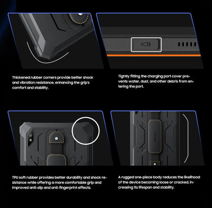 Blackview Active 8 Pro 16GB 256GB Tablet PC 22000mAh Battery Android 14 10.36" inch 2.4K Display 16MP+ 48MP Camera Rugged Tablet