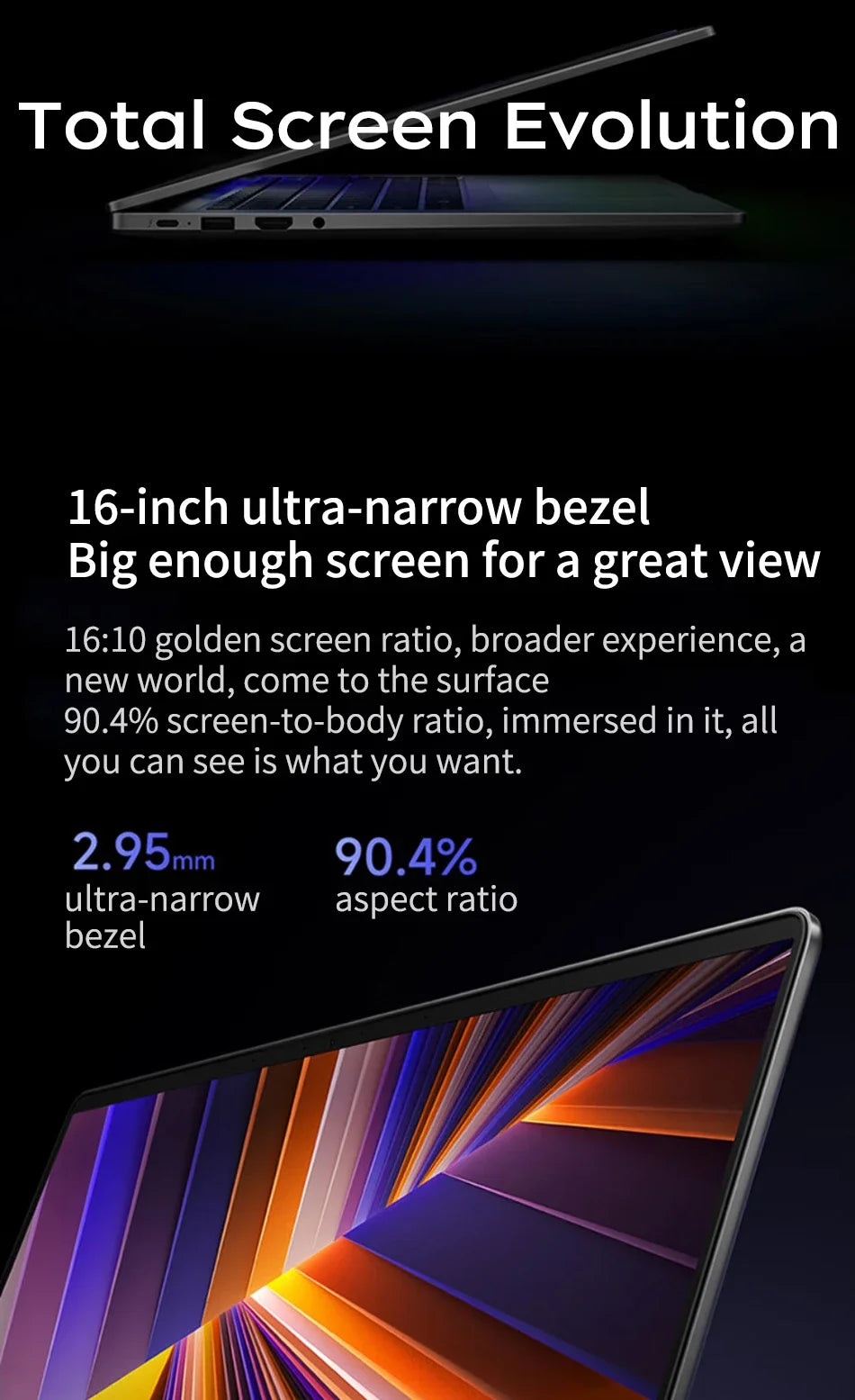 Original Xiaomi Mi Redmi Book 16 2024 intel i5 13500H 16GB RAM 512GB SSD 16inch 2.5K 120Hz Screen JYU4577CN