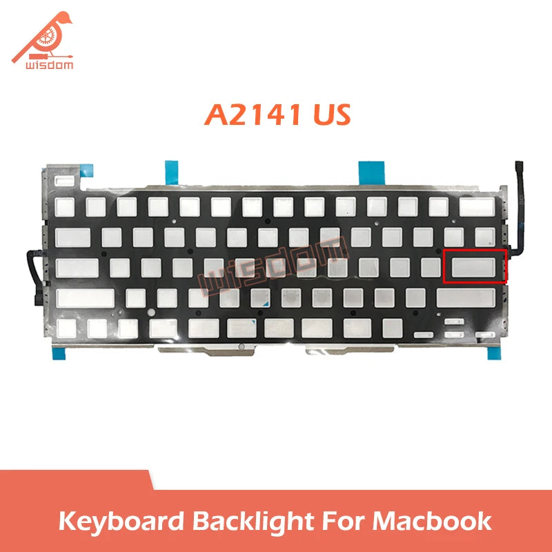 Laptop A2251 A2289 A2337 A2141 A2338 EU UK US English Keyboard Backlight For Macbook Air Pro Retina 13" 16" Backlit Foil Sheet