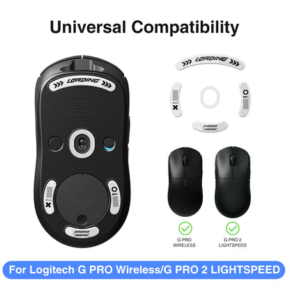 Rounded Curved Edges Mouse Feet Mouse Skates Mouse Pads for Logitech G Pro Wireless Smooth Glass  for G PRO 2 LIGHTSPEED