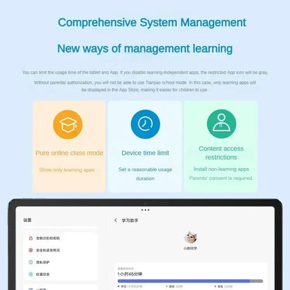 Global Rom Lenovo Xiaoxin Pad Plus 12.7" TB372FC Matte Display Natural Light Anti-Glare 60Hz Comfortable Visual Android Tablet