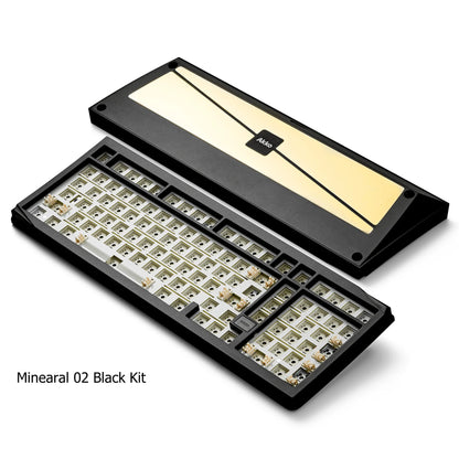 Akko Mineral 02 VIA Mechanical Keyboard/Barebone Kit Aluminum 102 Keys RGB Hot-swappable Tri-mode Wireless Custom Keyboard/Kit