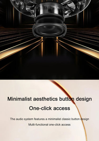 5th Glass Bluetooth Speaker Subwoofer Colorful Home High Volume Wireless Smart Computer Speaker ﻿Electronics Desk Accessories
