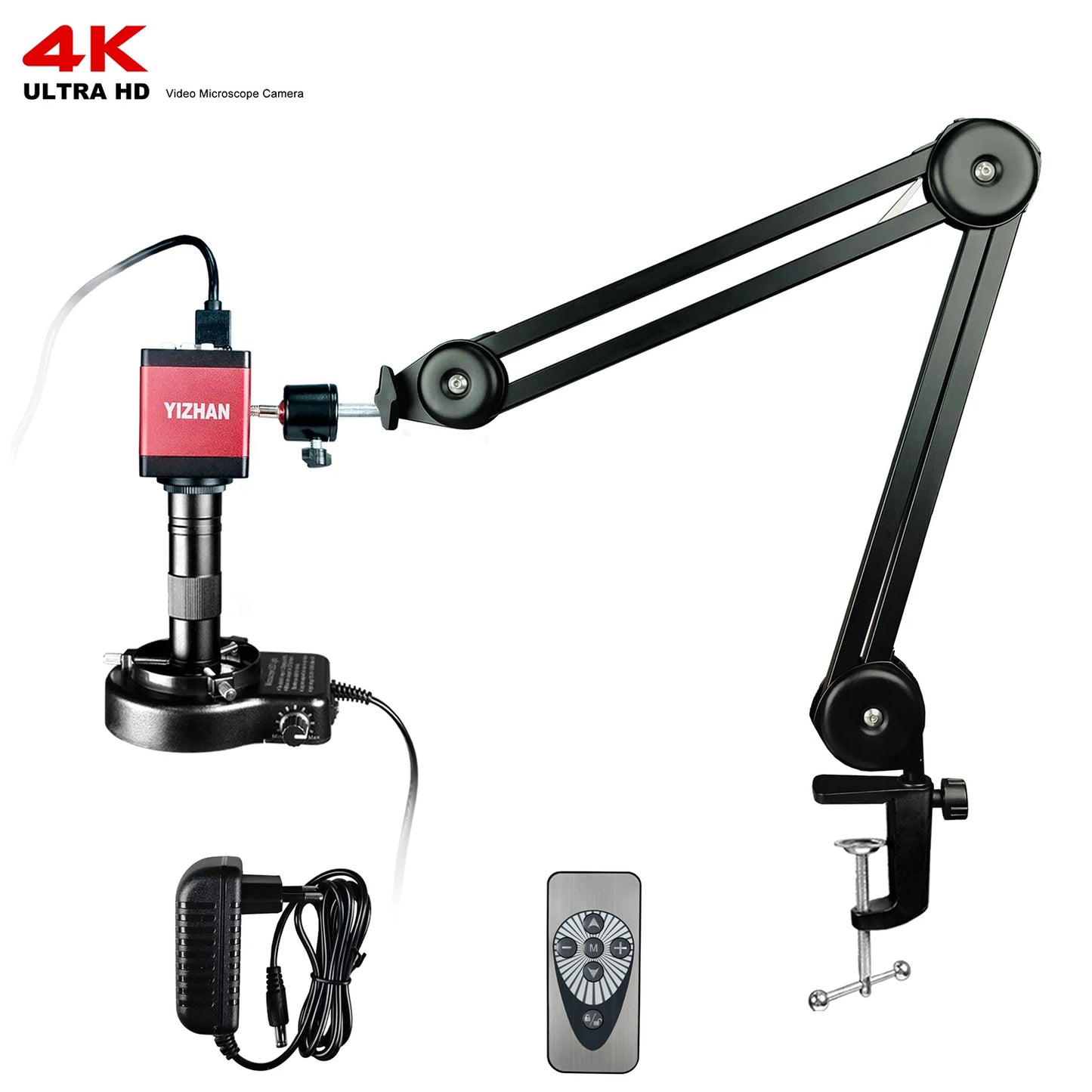 IMX415 4K 300x Digital Microscope For Soldering Recording 48MP Industrial Electronics Microscope phone Repair Jewelry Repair