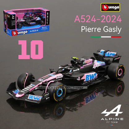 Bburago 1:43 Mercedes-AMG Petronas F1 Team W15 2024 #44 Hamilton #63 George Russell Alloy Car Die Cast Model Toy Collectible