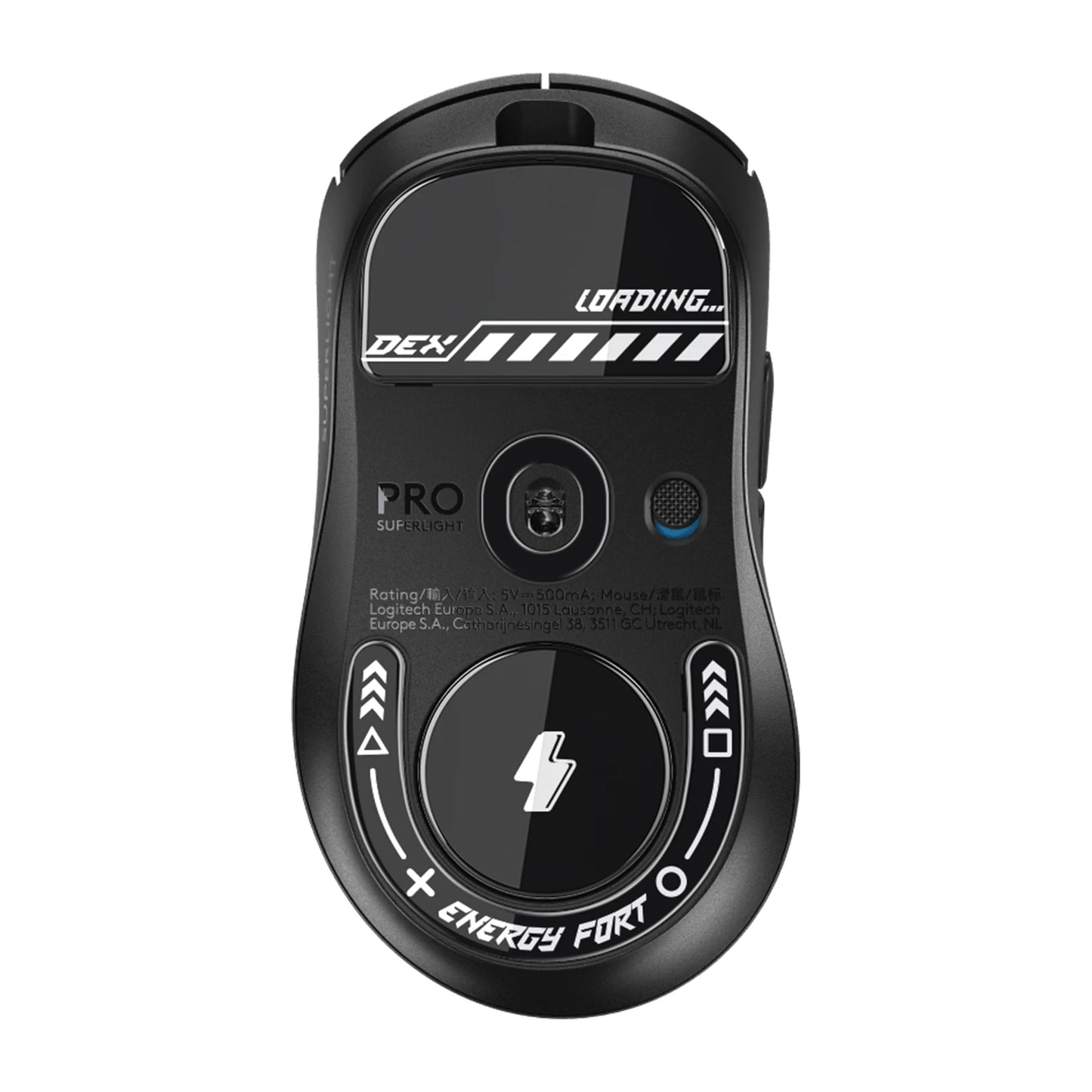 Mouse Skates Feet Curved Edges Glass Mouse Feet for Logitech G PRO X SUPERLIGHT 2 DEX Mouse Glides Gaming Mouse Feet Replacement
