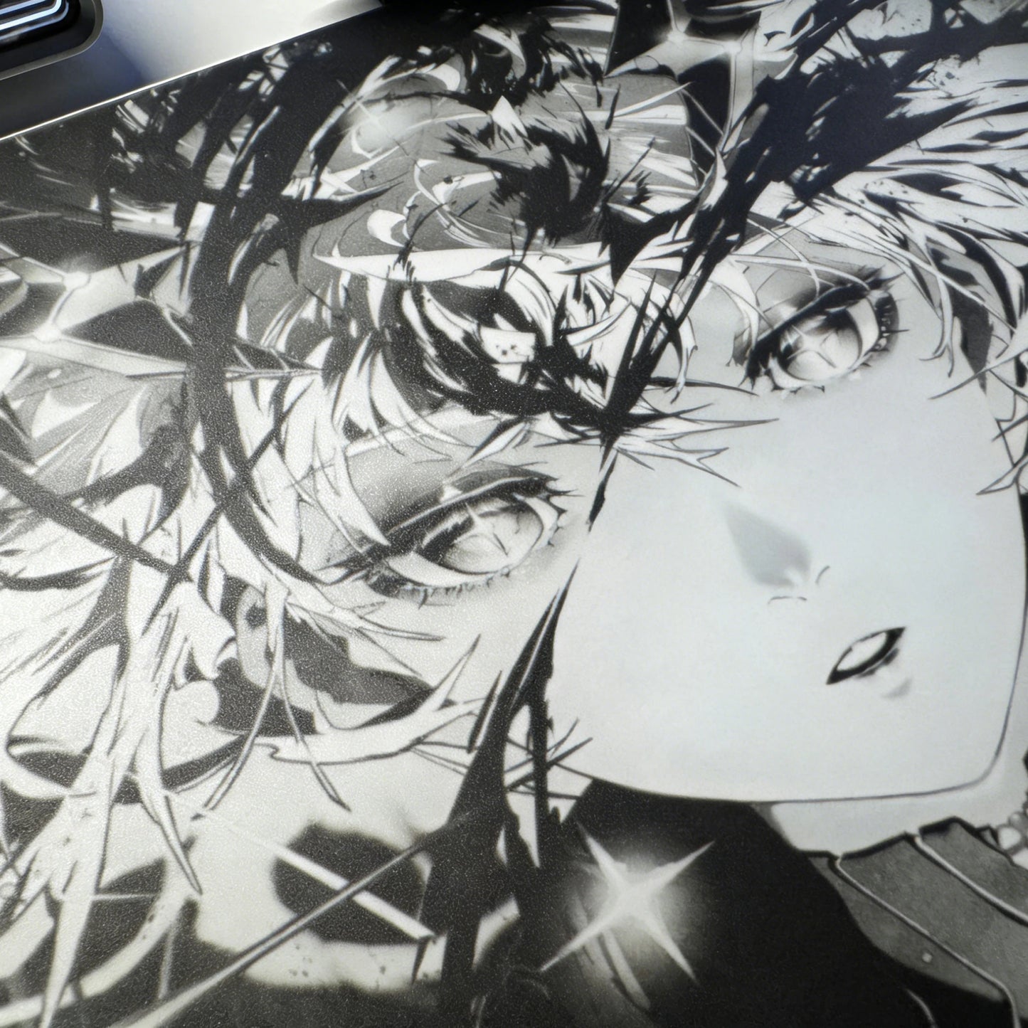 Wallhack Sp-005 Awake Sora Glass Mouse Pad 450x400MM Large Size E-sports Gaming Desk Pad Photovoltaic Glass Mouse Pad Customized