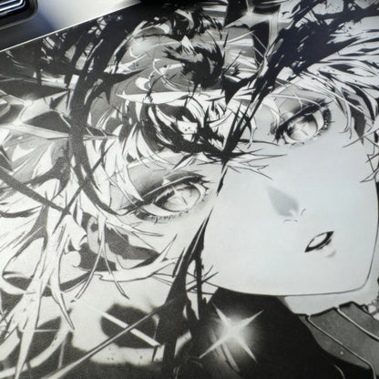 Wallhack Sp-005 Awake Sora Glass Mouse Pad 450x400MM Large Size E-sports Gaming Desk Pad Photovoltaic Glass Mouse Pad Customized