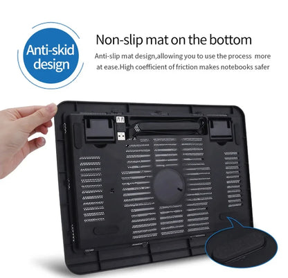 Universal Laptop Cooler Cooling Radiator Fan Cooler Stand Notebook Support Usb Port Air Extracting Cooling Holder Accessories
