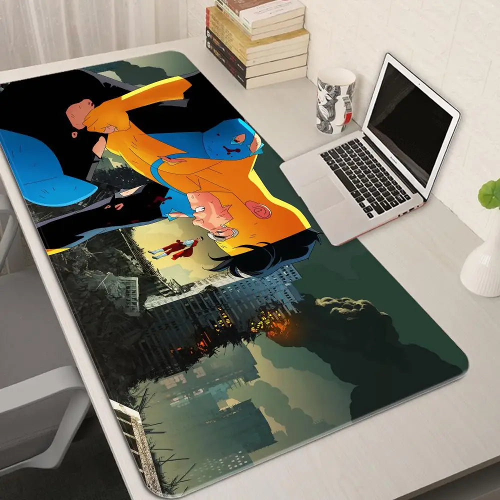 Mouse Pad PC Gaming Mouse Desk gaming accessories Mat Large Mouse pad I-Invincible large Keyboard Pad Desktop Rubber Mouse burea