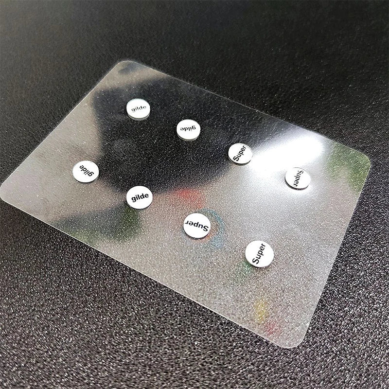 1 Pack Glass Mouse Skates DIY Universal Dots Mouse Feet Pads Sticker for Gaming Mouse Anti-Slip Pad