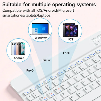 For Android iOS Windows Bluetooth Wireless Keyboard And Mouse For iPad Tablet Keyboard For Phone Tablet Wireless Keyboard Mouse