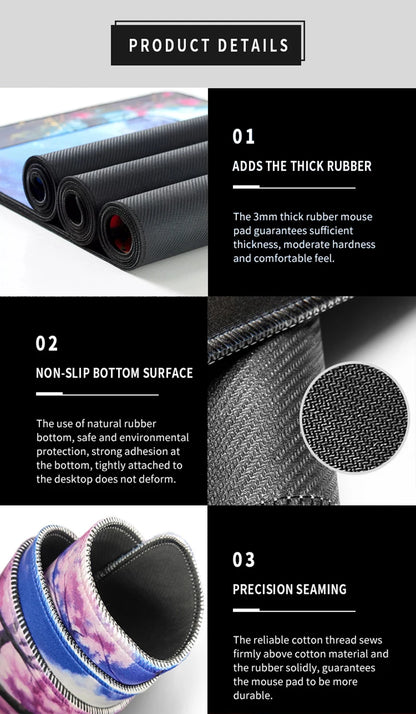 Gmk Starry Sky Mouse Pad XXL Company Mouse Mat Gamer Mechanical Keyboard Desk Mat Large Deskpad 900x400 Personalized Mousepad