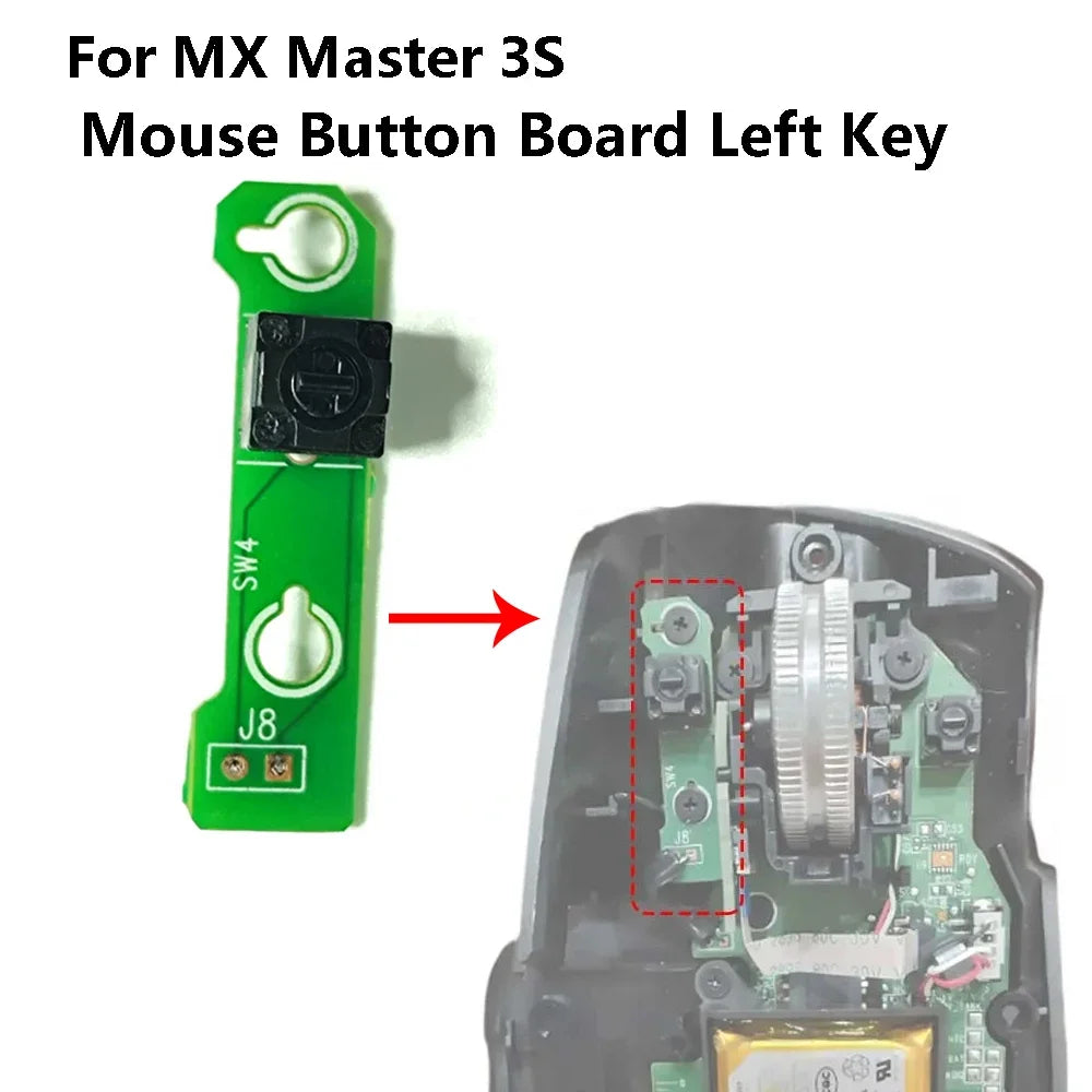 Mouse Left Key Board for MX Master3S Mouse Button Switch Motherboard for MX Master 3S Accessories Parts