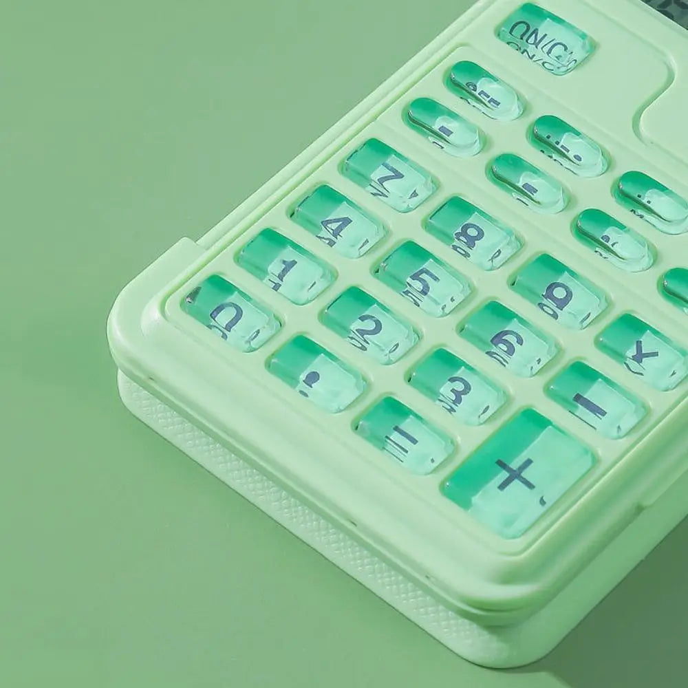 Flip Cover Calculator Mini Portable Math Calculator For Office Accounting School Students