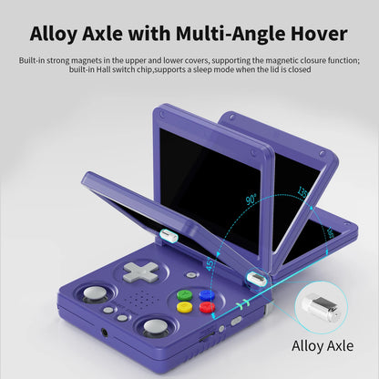 Anbernic RG34XXSP 3.4-Inch IPS Linux 64-bit Game Console H700 quad-core 1GB Retro Game Player HD-Connect To TV RG 34XXSP 3300mAH
