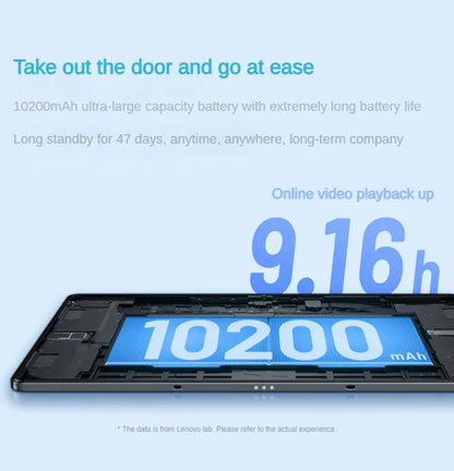 Global Rom Lenovo Xiaoxin Pad Plus 12.7" TB372FC Matte Display Natural Light Anti-Glare 60Hz Comfortable Visual Android Tablet