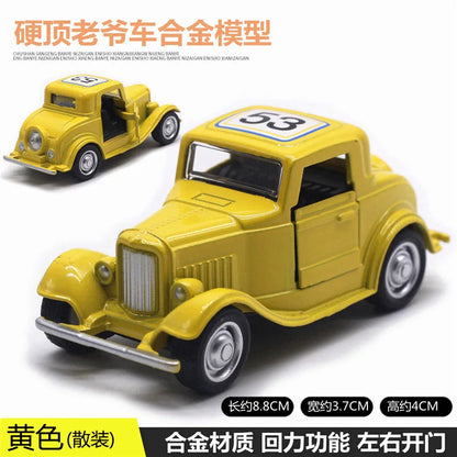 Cute Diecast Alloy Metal Car Bus Motor Tricycle Motorcycle Taxi Model Toy Children Birthday Gift