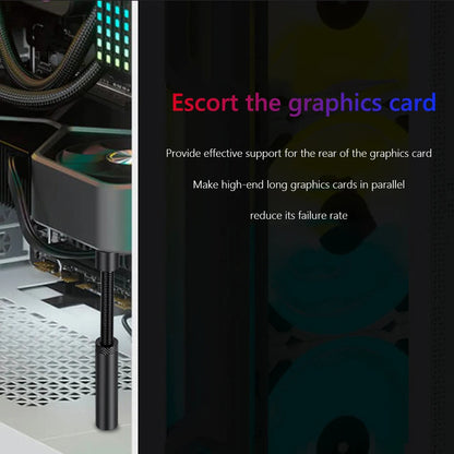 Graphics Card GPU Brace Support Aluminum Alloy Video Card Sag Holder Bracket GPU Sag Bracket Computer PC Case Mount Bracket
