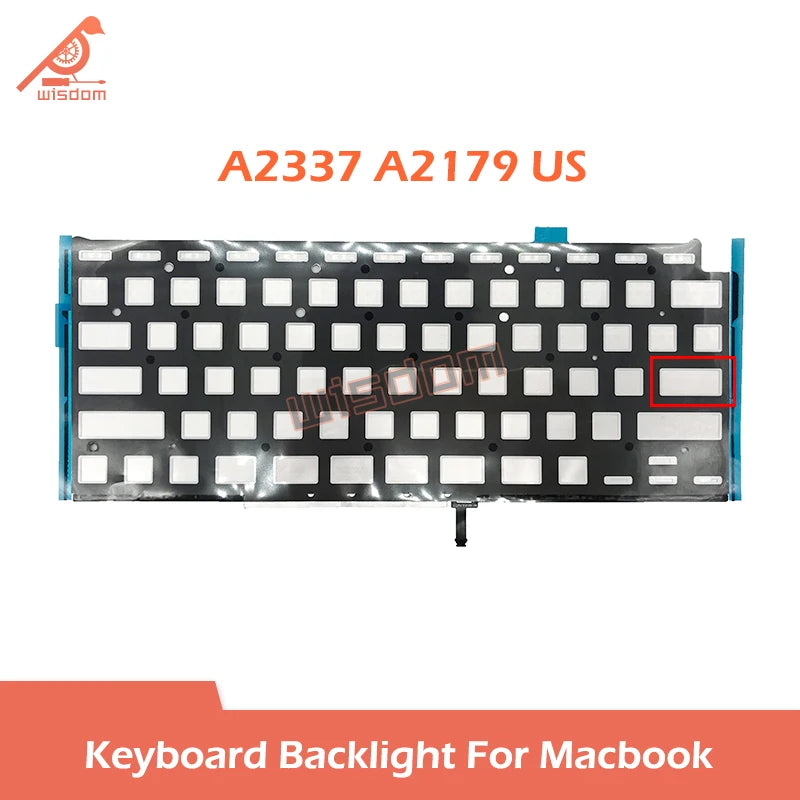 Laptop A2251 A2289 A2337 A2141 A2338 EU UK US English Keyboard Backlight For Macbook Air Pro Retina 13" 16" Backlit Foil Sheet