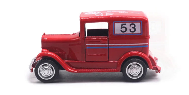 Cute Diecast Alloy Metal Car Bus Motor Tricycle Motorcycle Taxi Model Toy Children Birthday Gift