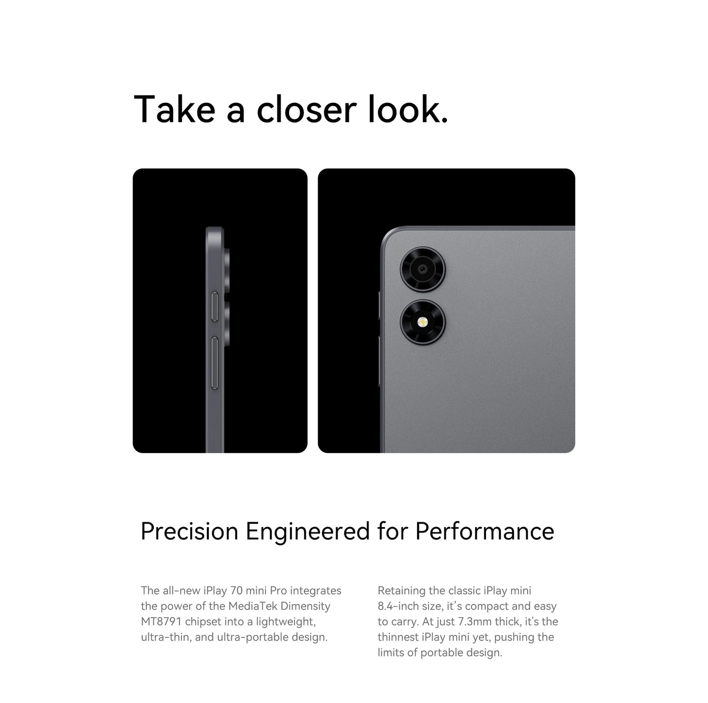 ALLDOCUBE 8.8“ Mini Tablets iPlay 70 Mini Pro 8+8GB RAM 256GB ROM Android 15 Tablet PC 90Hz FHD Screen 6050mAh Dual 4G LTE Pads