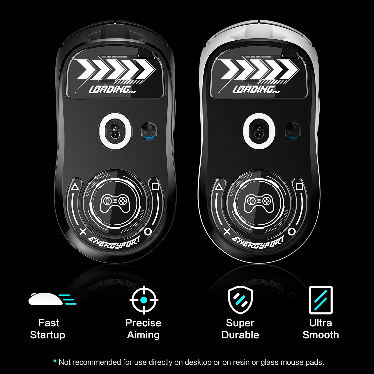 Glasses Mouse Feet Skates For Logitech G PRO X SUPERLIGHT Sticker Rounded Curved Edge GPXS Glide Feet For FPS MOBA Games