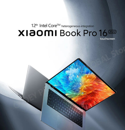Xiaomi Book Pro 16 2022 1260P/1240P 2050 4G 16Inch 4K OLED Touch Screen Mi Book