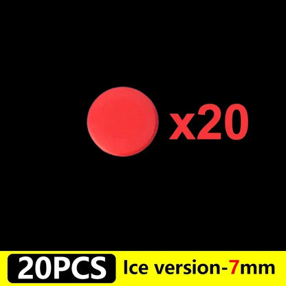 Mouse Feet Replacement Rounded Dots Universal Mouse Skates DIY Mice Glide Feet Wear Resistant Small Round Dot for Glass Mousepad