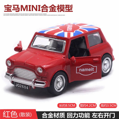 Cute Diecast Alloy Metal Car Bus Motor Tricycle Motorcycle Taxi Model Toy Children Birthday Gift