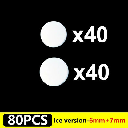 Mouse Feet Replacement Rounded Dots Universal Mouse Skates DIY Mice Glide Feet Wear Resistant Small Round Dot for Glass Mousepad