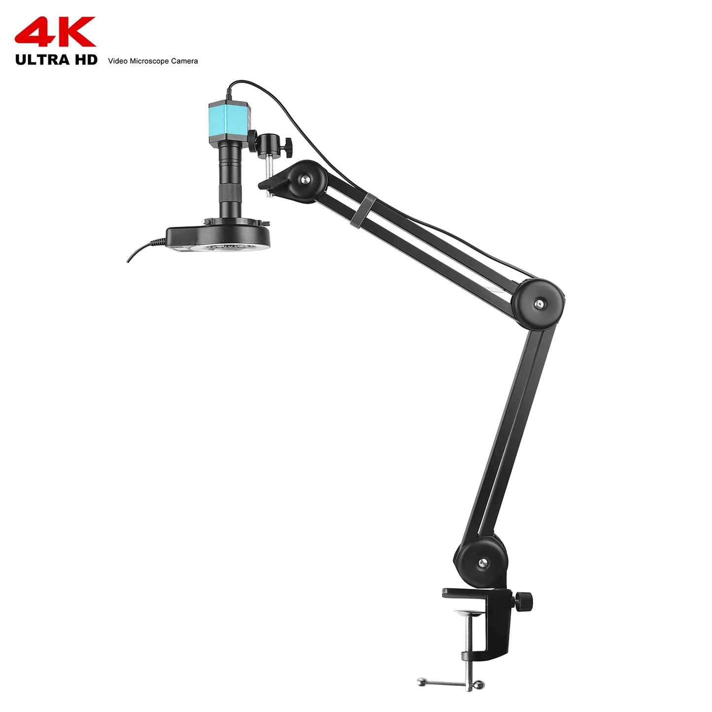IMX415 4K 300x Digital Microscope For Soldering Recording 48MP Industrial Electronics Microscope phone Repair Jewelry Repair