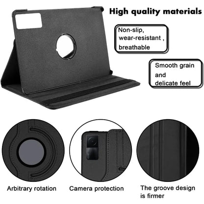 360 Degree Rotating Case For Xiaomi Redmi Pad SE Cover 11inch 2023 PU Leather Tablet Cover Redmi Pad SE (11")Stand Holder Hoster